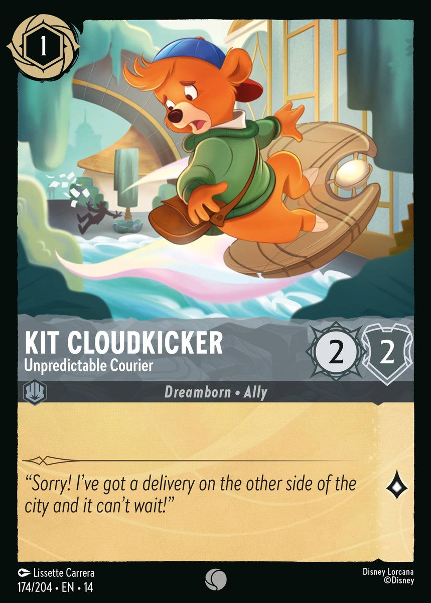Kit Cloudkicker - Unpredictable Courier (174/204 - Hyperia City) Common