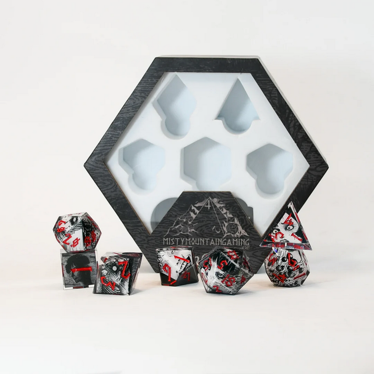 Junji Ito Collection Sharp Edged Resin Dice Set (NOT YET RELEASED)