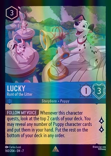 Lucky - Runt of the Litter (Archazia's Island - 160/204) Rare