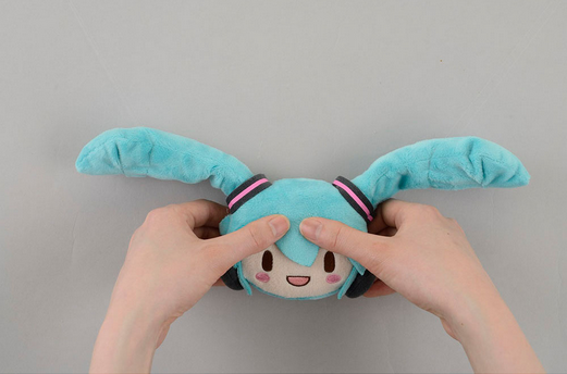 Hatsune Miku: Fluffy Face Mascot