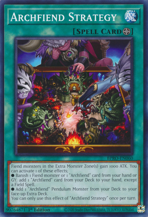 Archfiend Strategy (BPRO-EN060)