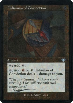 Talisman of Conviction [#33 Retro Frame] (MH1-R-FOIL-ETCHED)