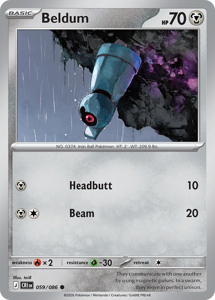 Beldum - 059/086 (CRI) Common