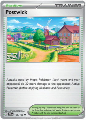 Postwick - 154/159 (JTG) Uncommon