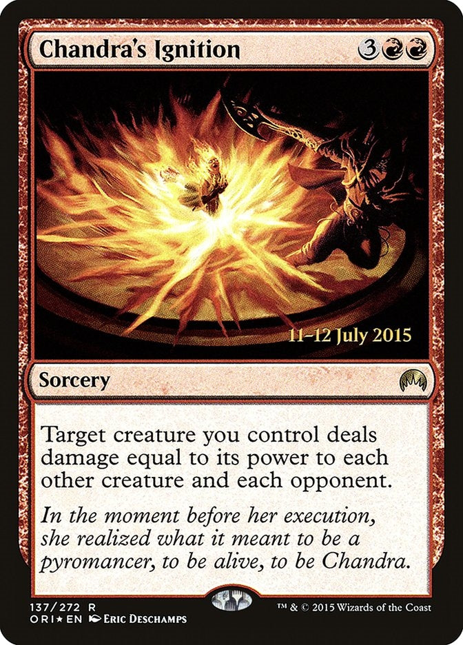 Chandra's Ignition (ORI-R-PRE)