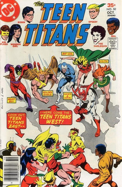 TEEN TITANS (1966 Series) #50 (6.0) 1st App Teen Titans West