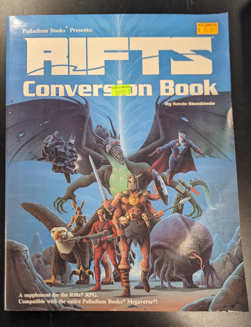 Palladium Fantasy RPG Rifts Conversion Book (USED)