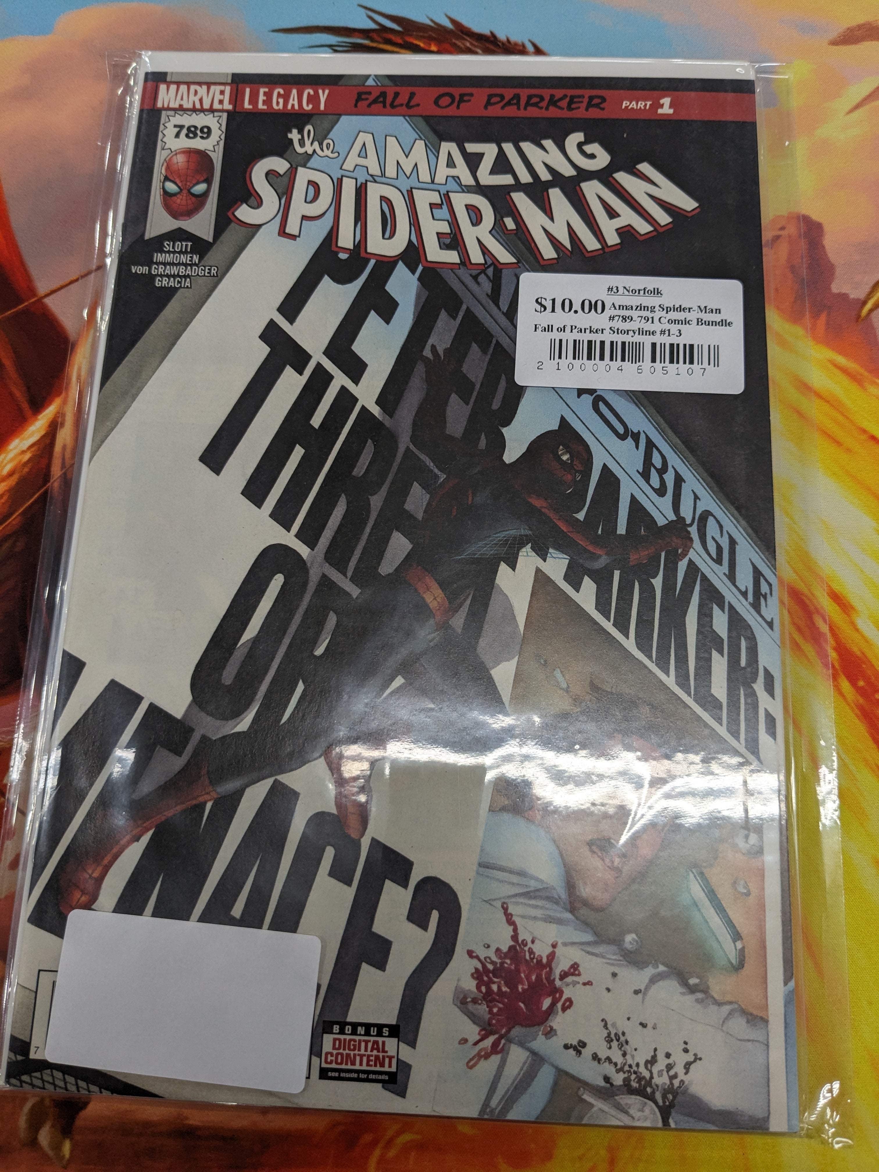 Amazing Spider-Man #789-791 Comic Bundle Fall of Parker Storyline #1-3 (Complete Series)