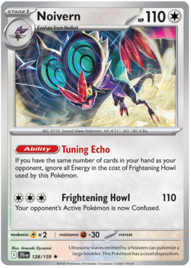 Noivern - 128/159 (JTG) Holo Rare