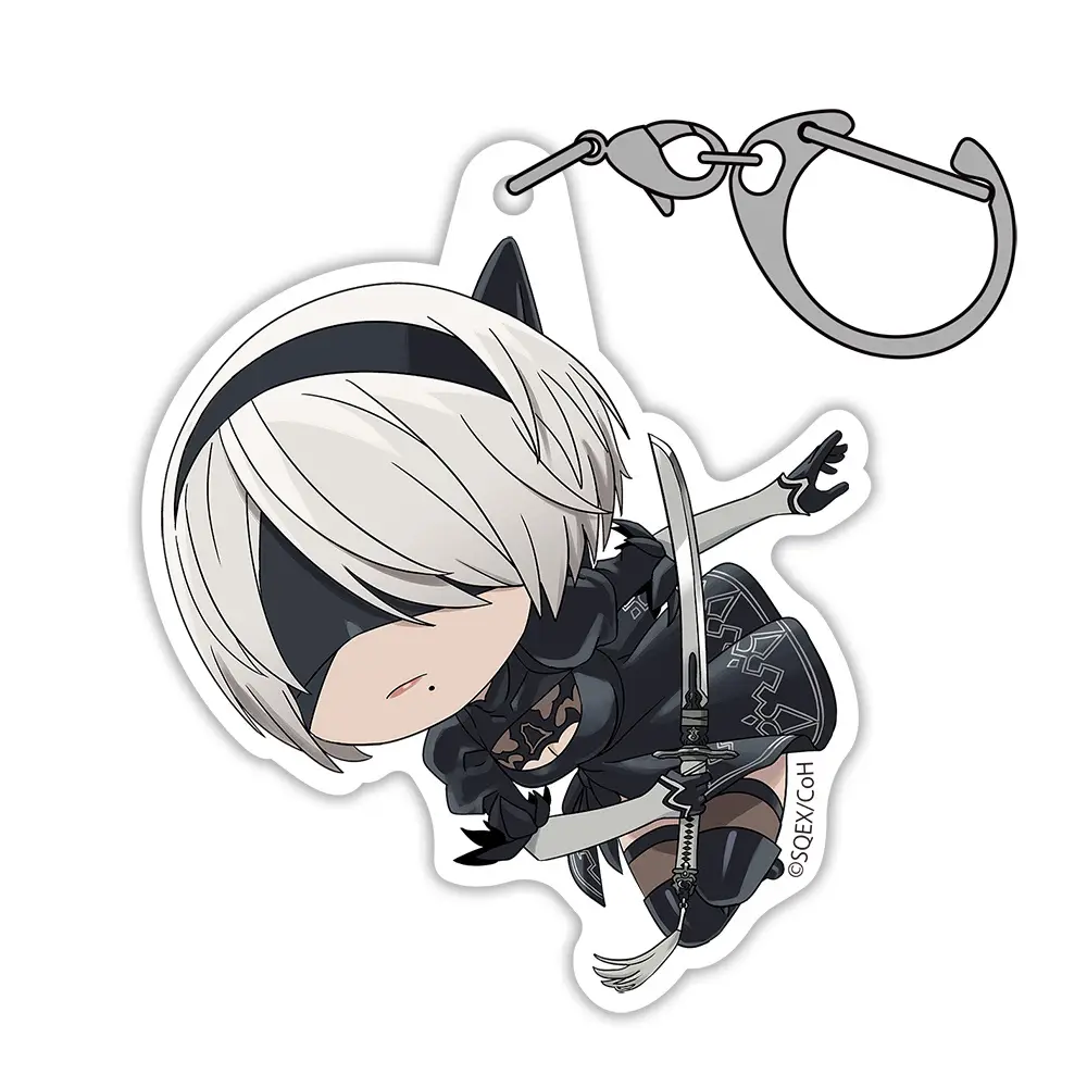 NierR:Automata Ver1.1A: 2B Acrylic Tsumamare Keychain
