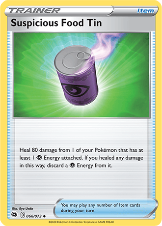 Suspicious Food Tin - 66/73 (CHP) Uncommon - Near Mint