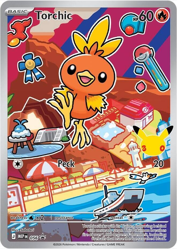 Torchic - 056 (MEP) Promo Near Mint Holofoil