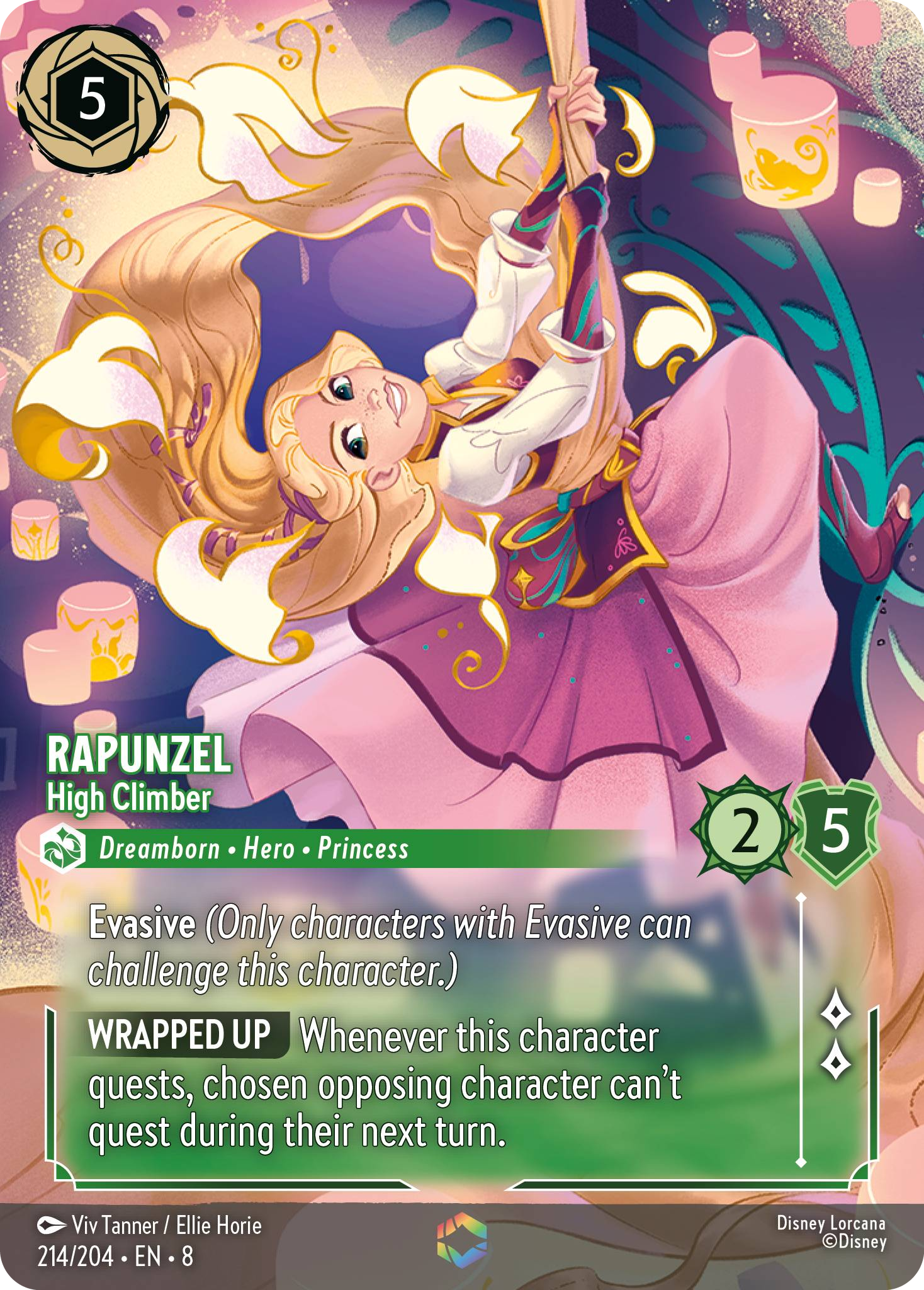 Rapunzel - High Climber (Reign of Jafar - 214/204 ) Enchanted