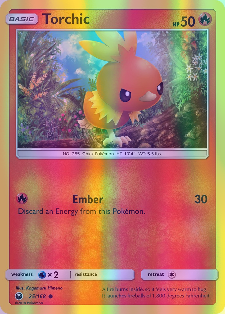 Torchic - 025/168 (CES) Common - Near Mint Reverse Holofoil
