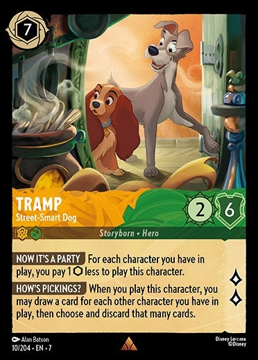 Tramp - Street-Smart Dog (Archazia's Island - 010/204) Rare