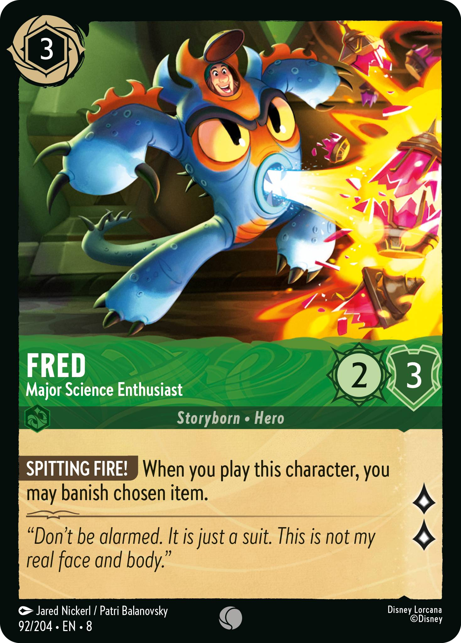 Fred - Major Science Enthusiast (Reign of Jafar - 092/204 ) Common