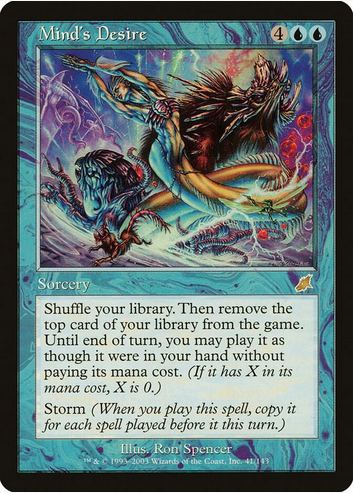 Mind's Desire (SCG-R-FOIL) Heavy Play
