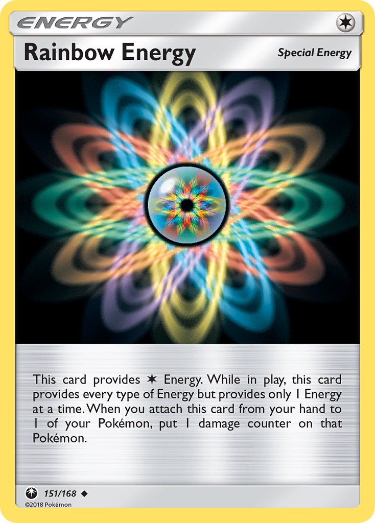 Rainbow Energy - 151/168 (CES) Uncommon - Near Mint