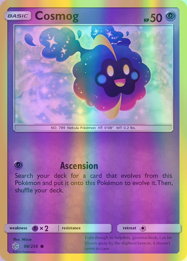 Cosmog - 099/236 (CEC) Common - Near Mint Reverse Holofoil