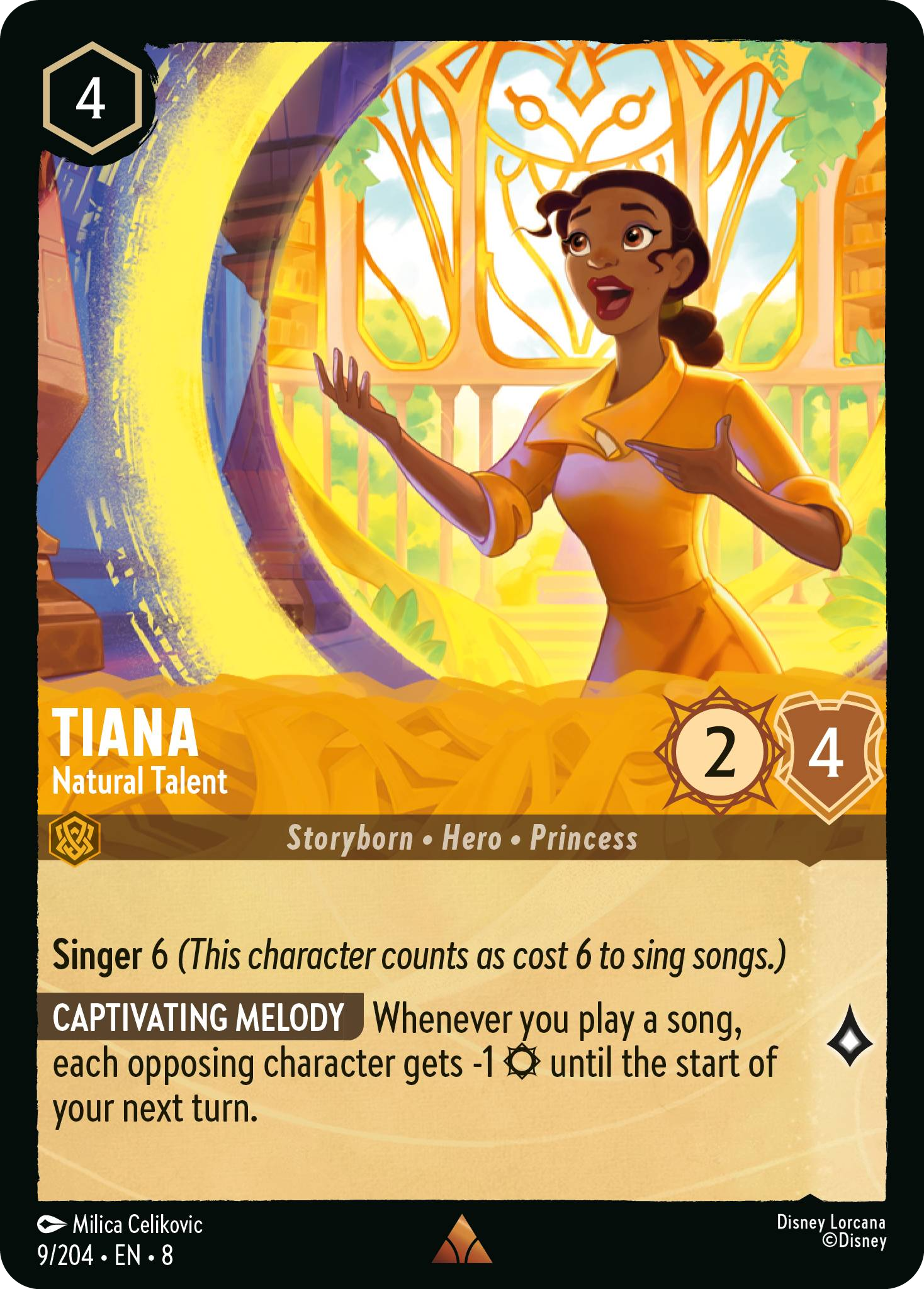 Tiana - Natural Talent (Reign of Jafar - 009/204 ) Rare