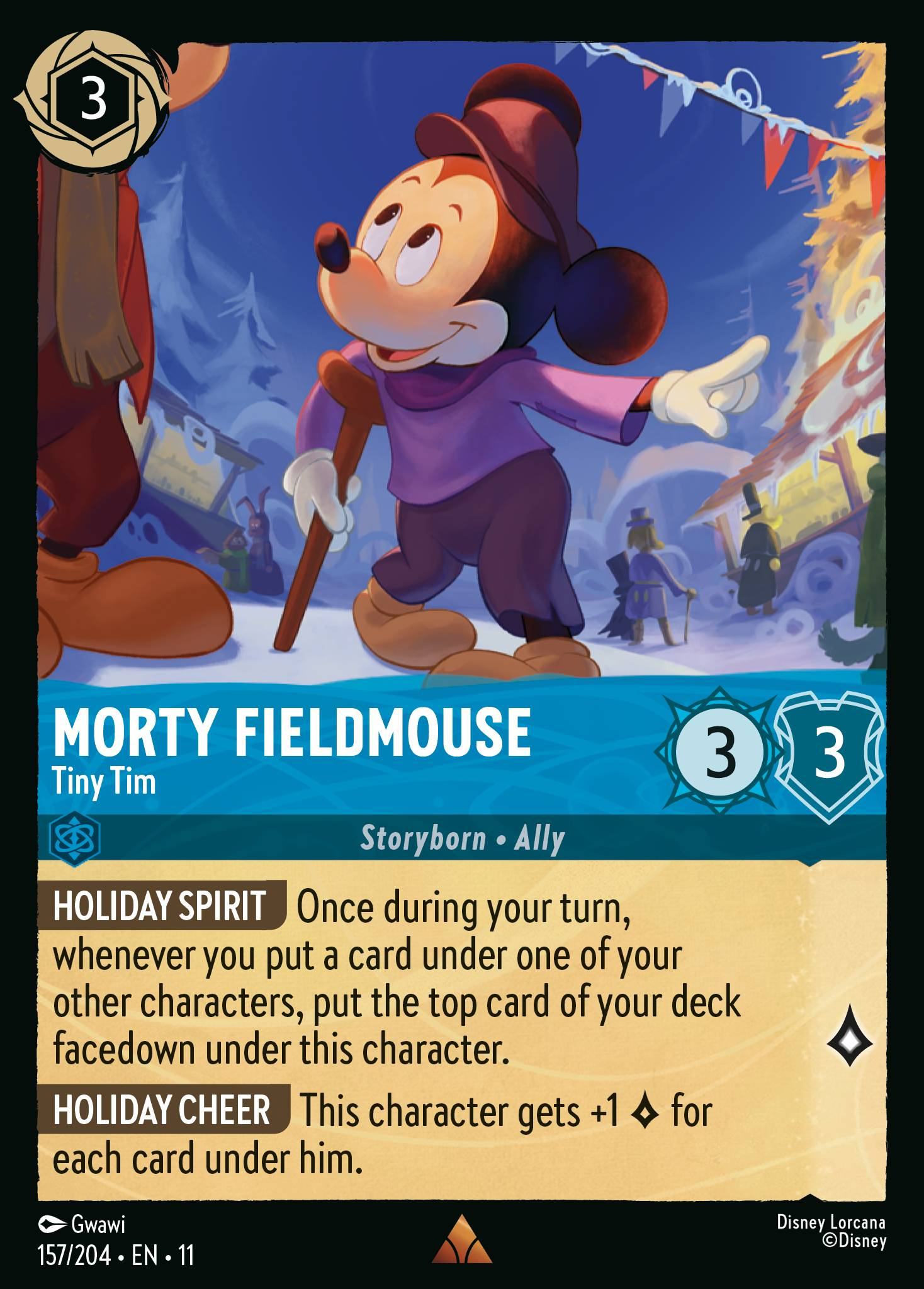 Morty Fieldmouse - Tiny Tim (157/204 - Winterspell) Rare