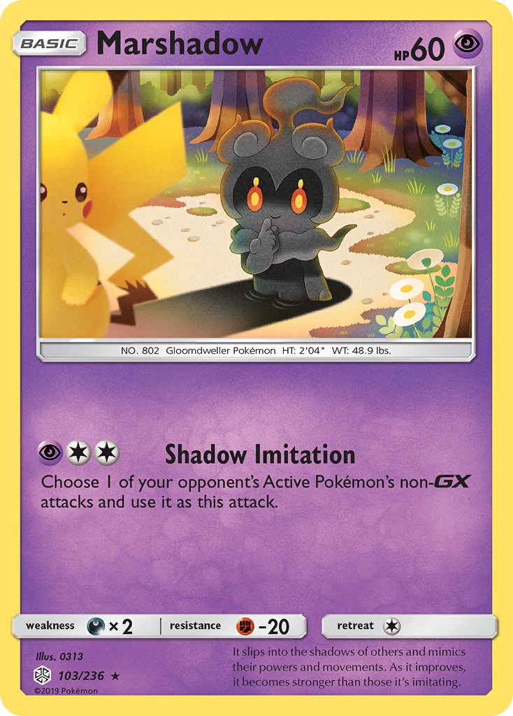 Marshadow - 103/236 (CEC) Rare - Near Mint