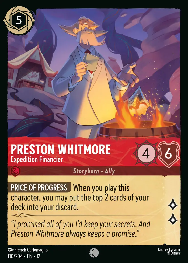 Preston Whitmore - Expedition Financier (110/204 - Wilds Unknown) Common