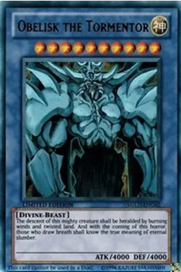 Obelisk The Tormentor (YGLD-ENG02)