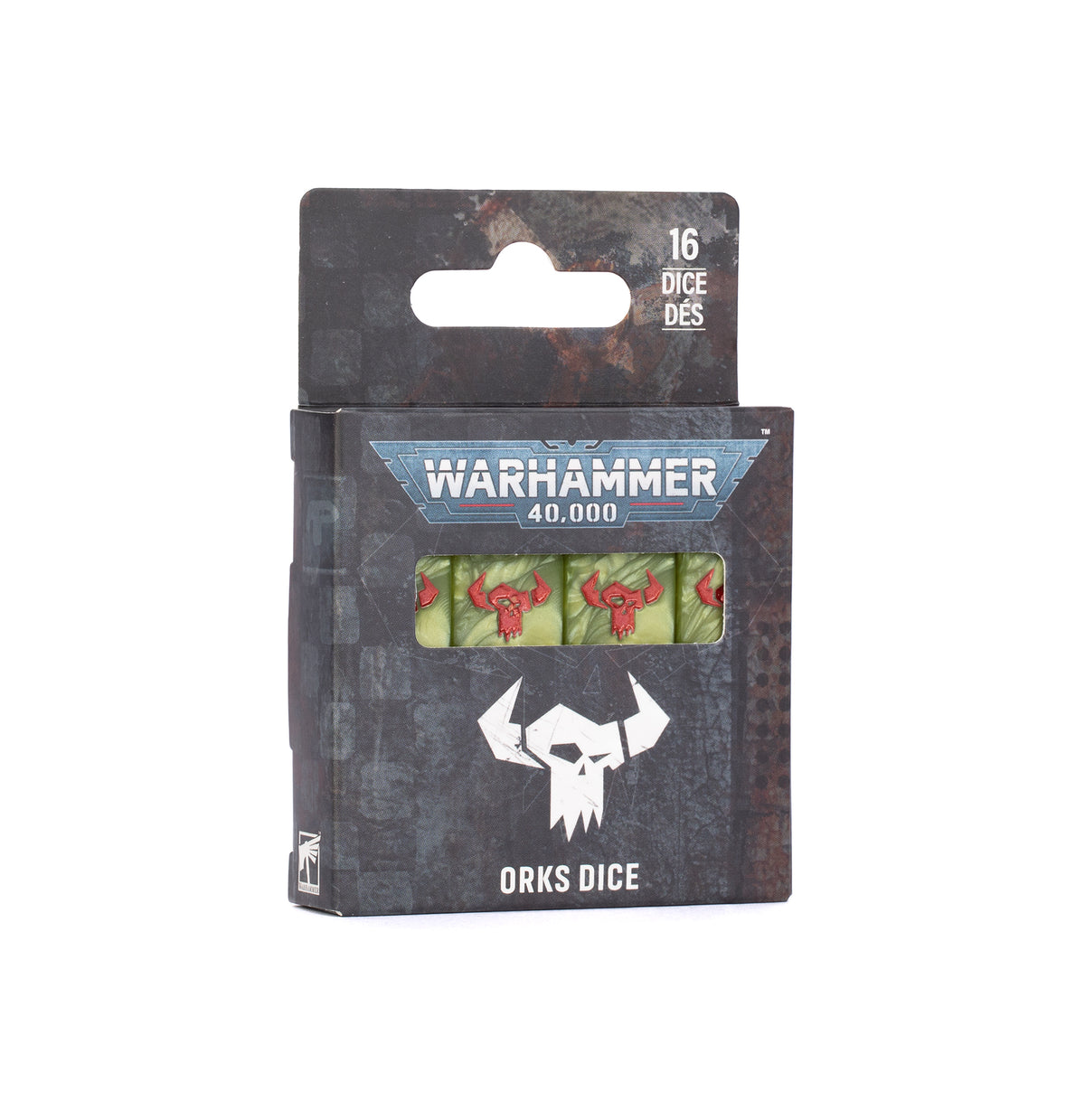 Warhammer Colour: Dice Set - 40K: Orks (11th)