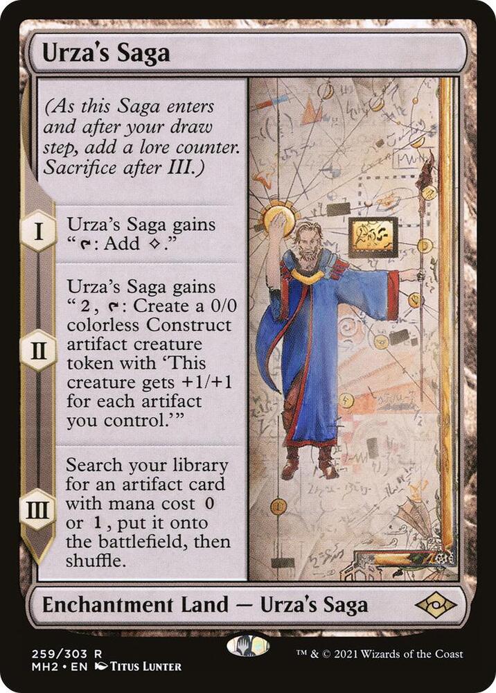 Urza's Saga (MH2-R) Light Play