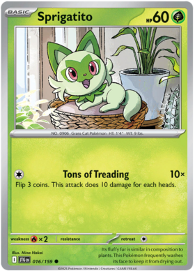 Sprigatito - 016/159 (JTG) Common