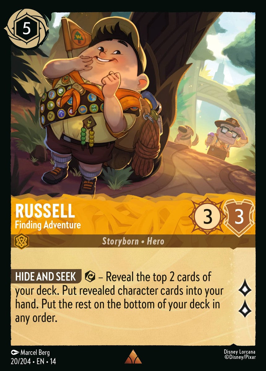 Russell - Finding Adventure (020/204 - Hyperia City) Rare