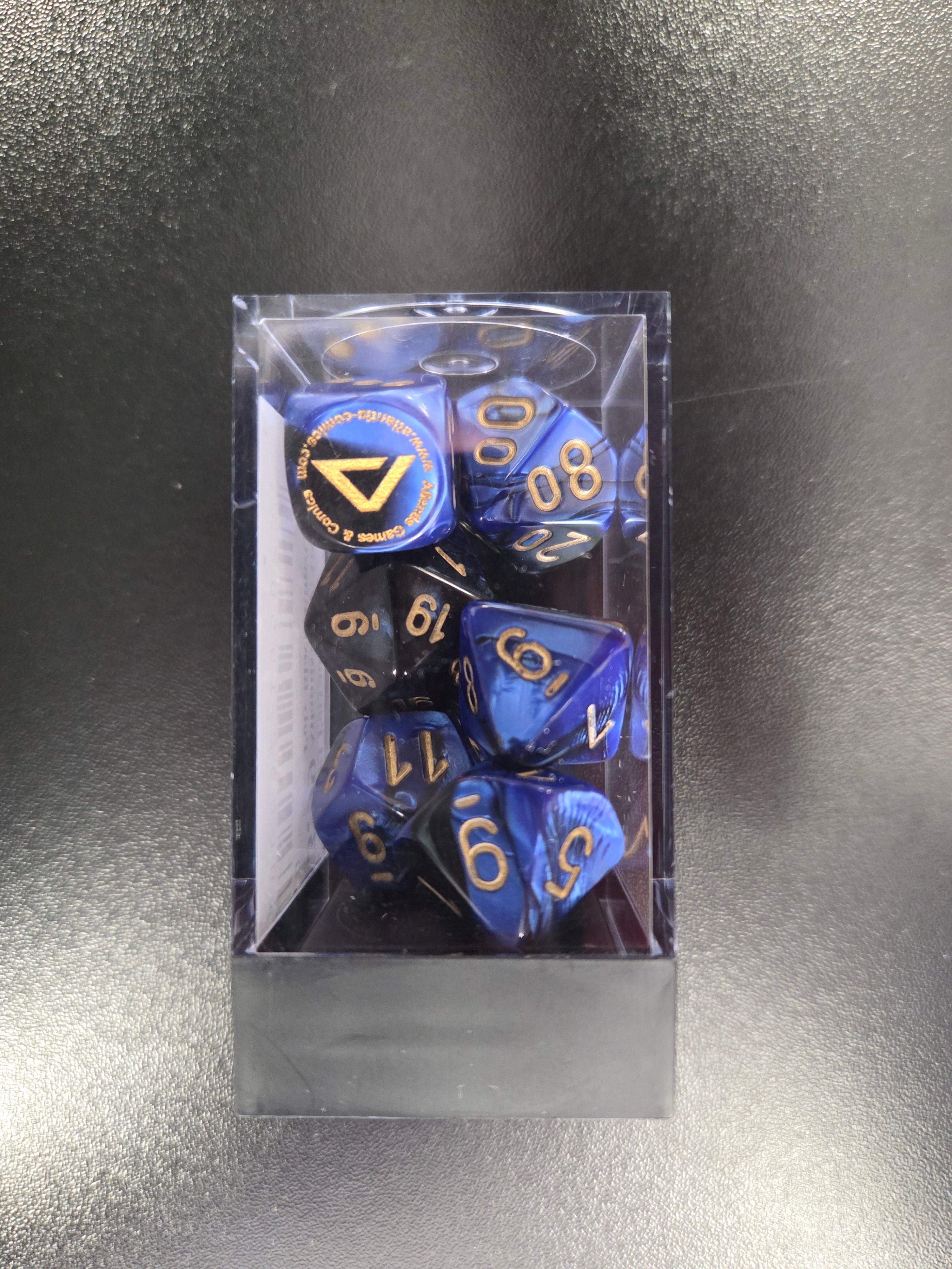 Atlantis Swag: Gemini Poly Black-Blue/Gold Set (7)