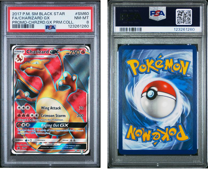 Charizard GX - SM60 (SM:PR) Promo - (GRADED PSA 8)