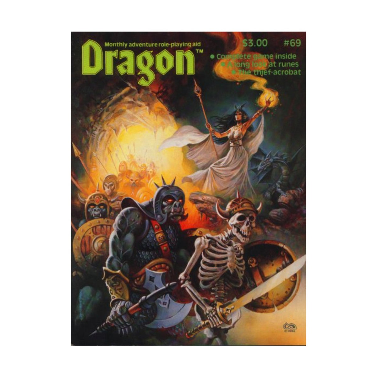 Dragon Magazine #69 (USED) "Arrakhar's Wand" game.