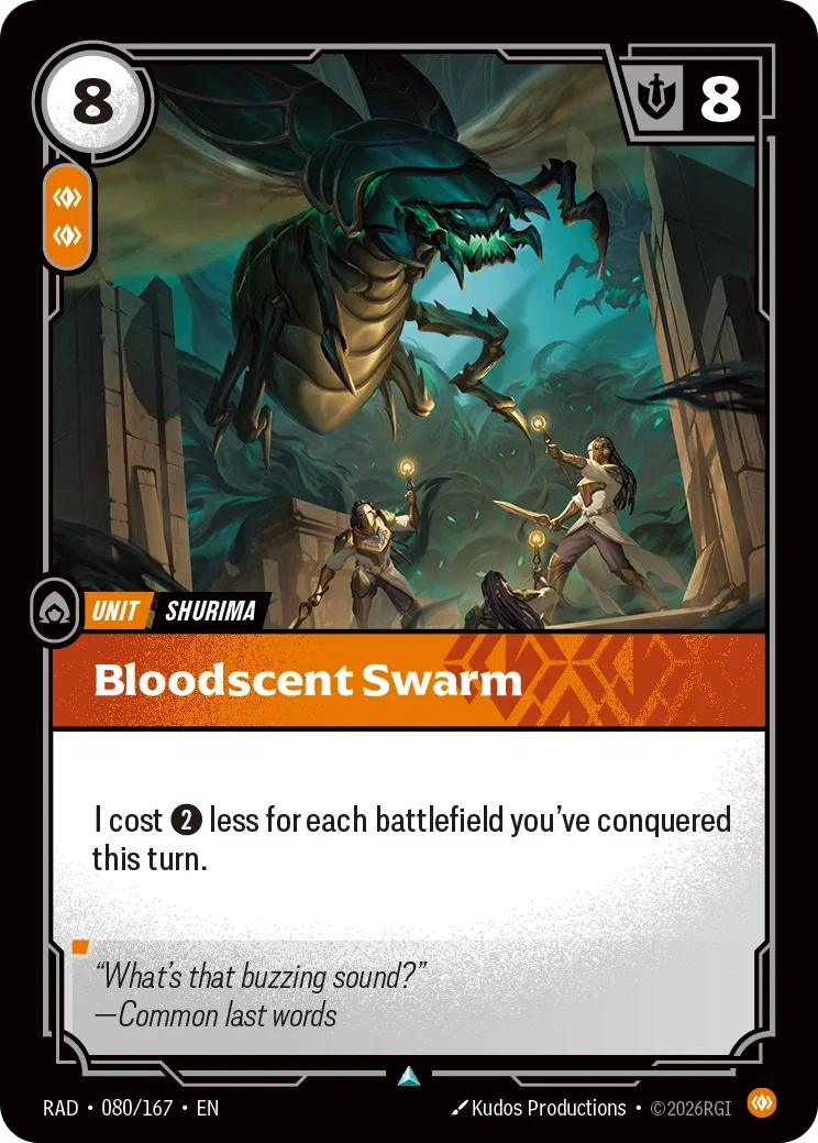 Bloodscent Swarm - 080/167 (RAD) Uncommon