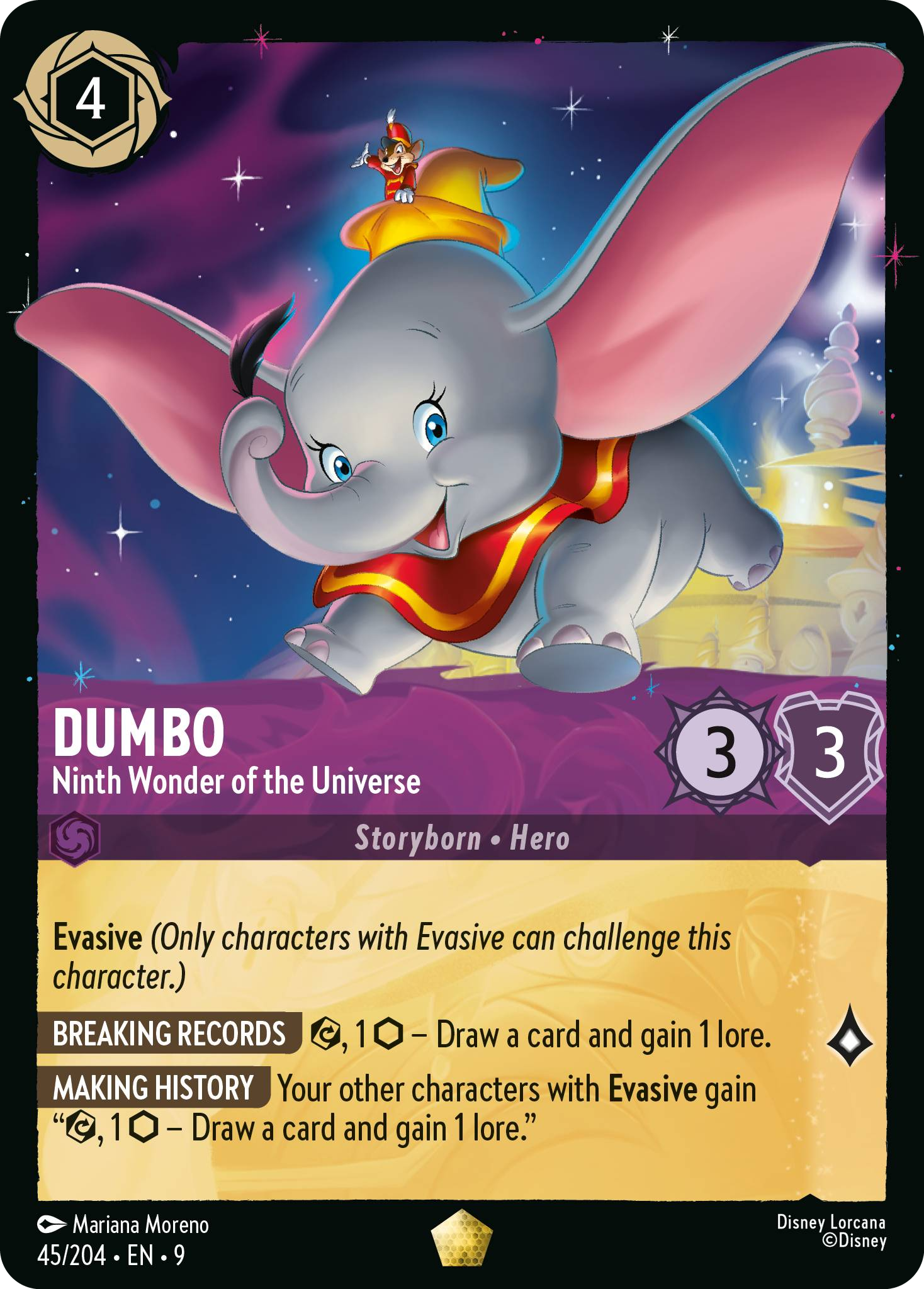 Dumbo - Ninth Wonder of the Universe (Fabled - 045/204) Legendary