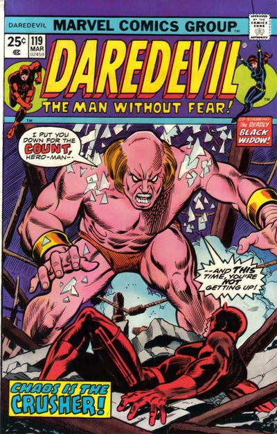 Daredevil (1964 Series) #119 (7.0) 1st & Only Appearance of Crusher