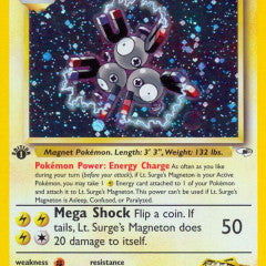Lt. Surge's Magneton (8/132) Holo Rare - Heavy Play Holofoil