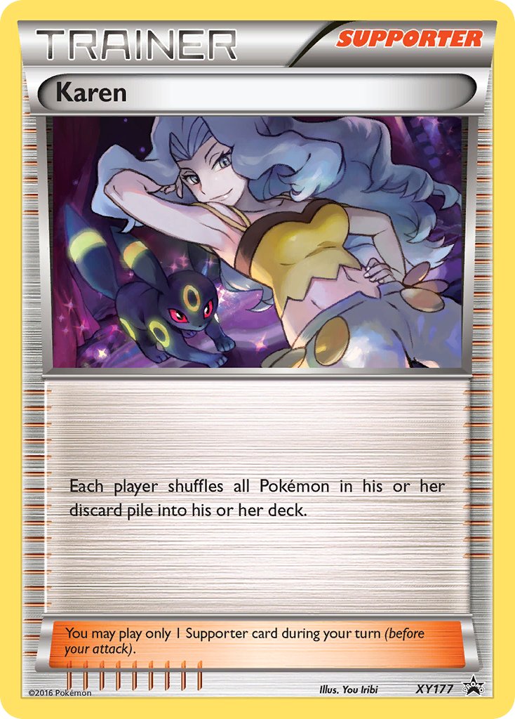 Karen - XY177 (XY:PR) Promo - Near Mint