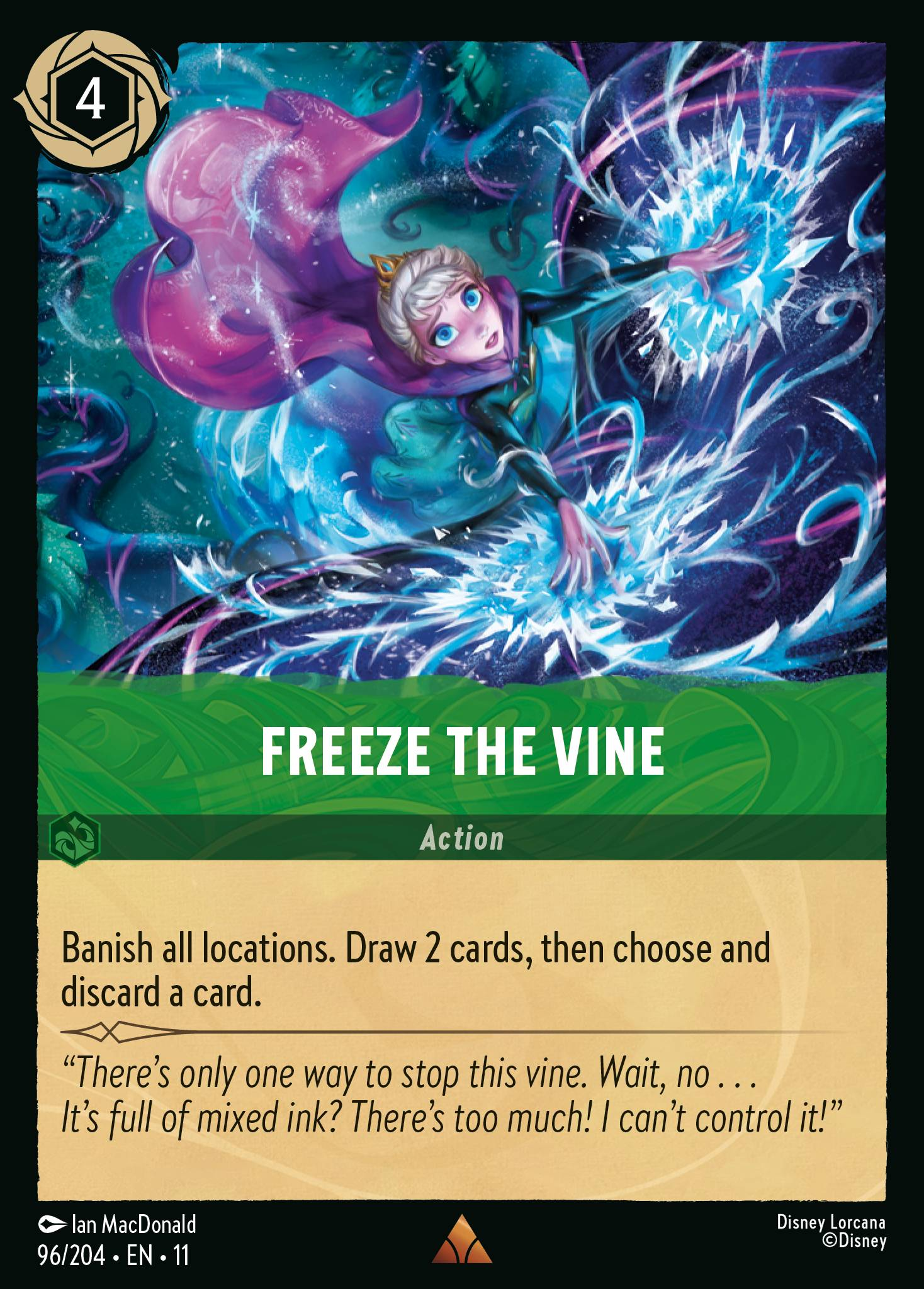 Freeze the Vine (096/204 - Winterspell) Rare