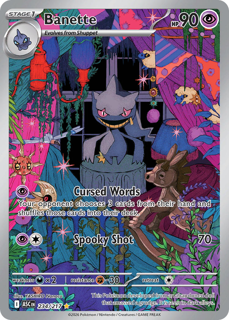 Banette - 234/217 (ASC) Illustration Rare