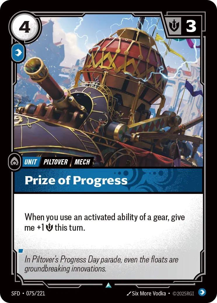 Prize of Progress - 075/221 (SFD) Uncommon
