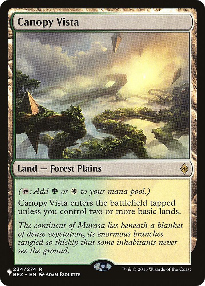 Canopy Vista (BFZ-R-LIST)