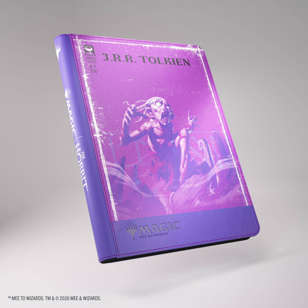 GameGenic: Zip-Up Album 18-Pocket - MTG: The Hobbit - Gollum, Riddle Master/The Lonely Mountain