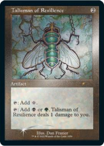 Talisman of Resilience (SLD-R-FOIL-ETCHED)