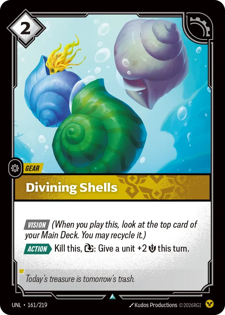 Divining Shells - 161/219 (UNL) Uncommon