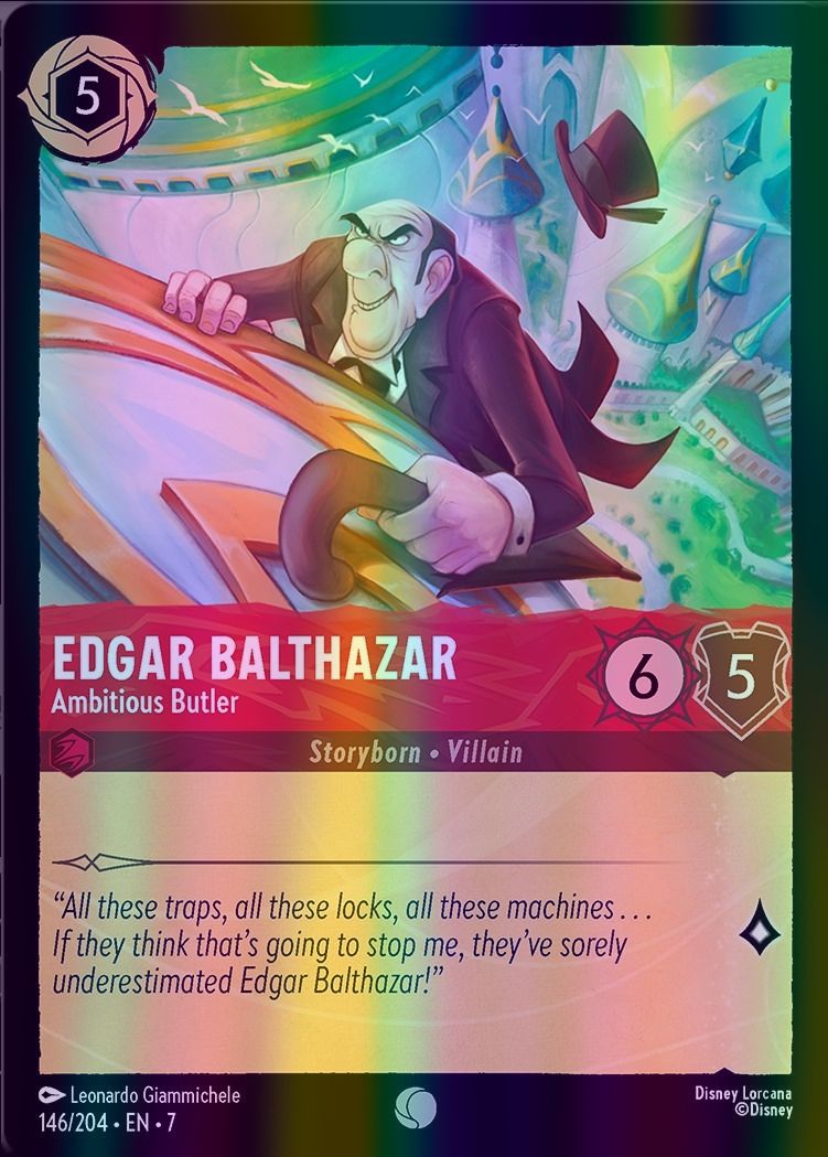 Edgar Balthazar - Ambitious Butler (Archazia's Island - 146/204) Common