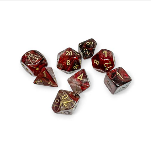 CHX30064: Borealis - Poly Set Cosmos/gold (7) Blacklight Reactive