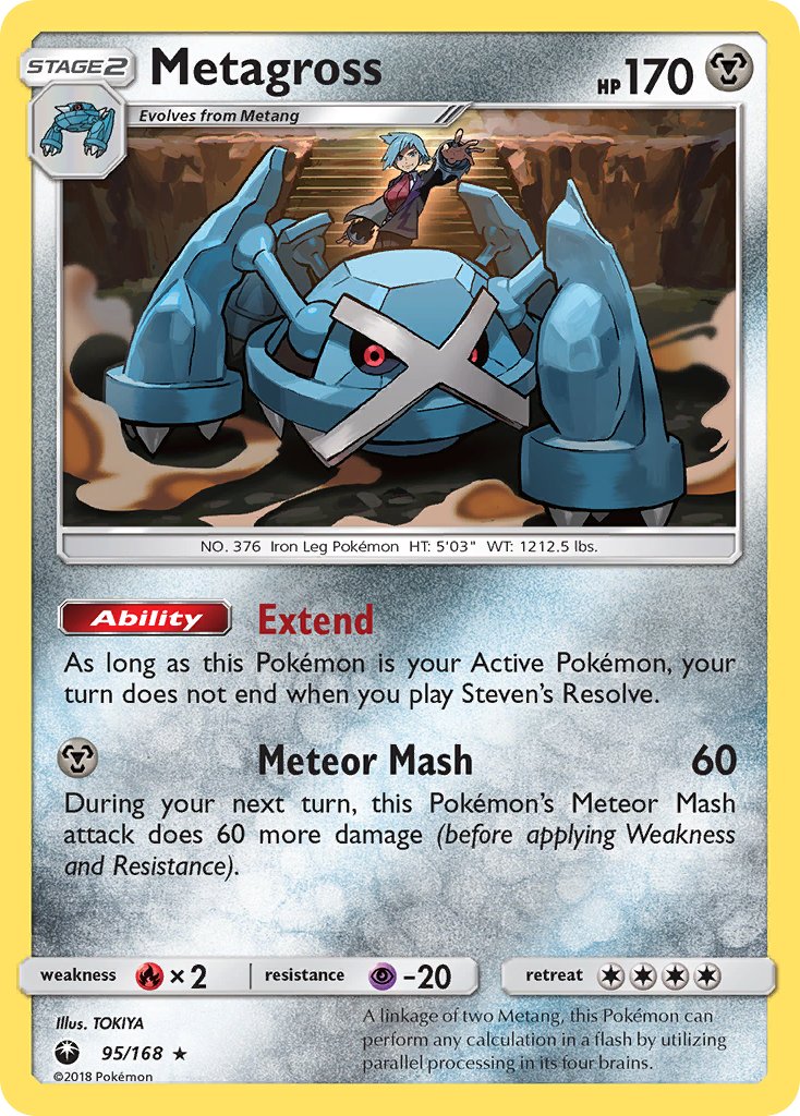 Metagross - 095/168 (CES) Holo Rare - Near Mint Holofoil
